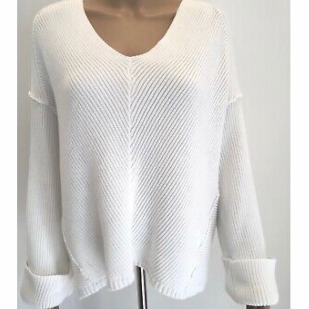 White Free People Sweater